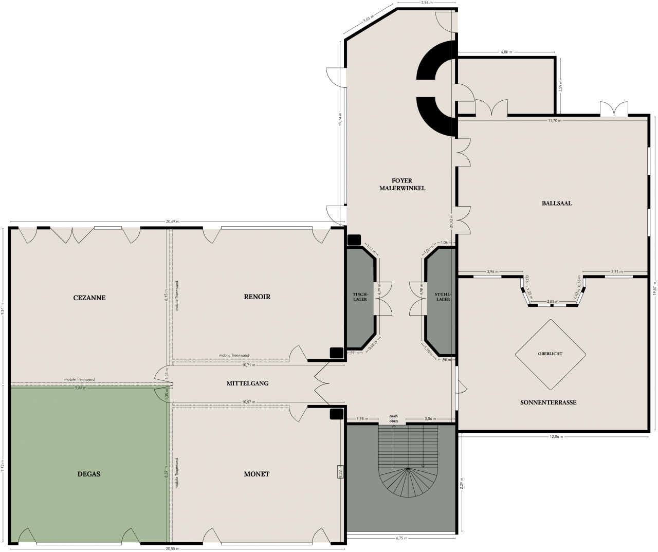 
Degas
 Bis 80 Personen | 100 m²

