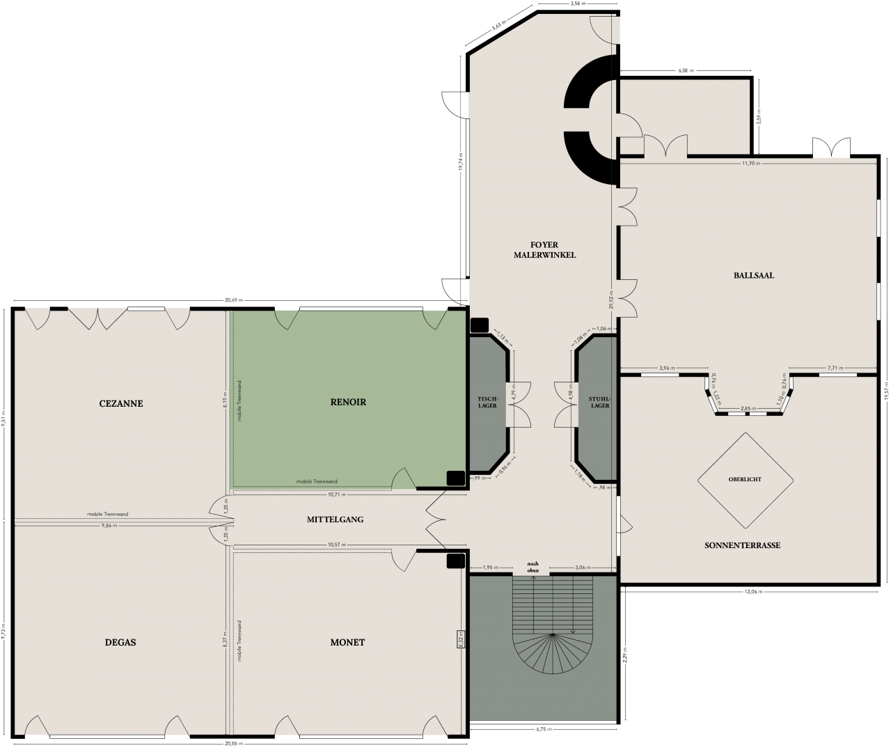 
Renoir
Bis 60 Personen | 85 m²


