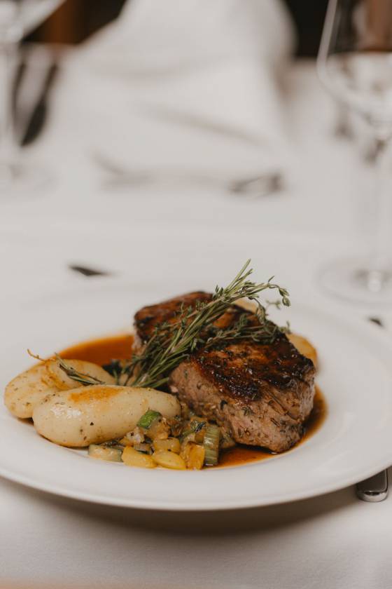 Steak mit Kartoffeln