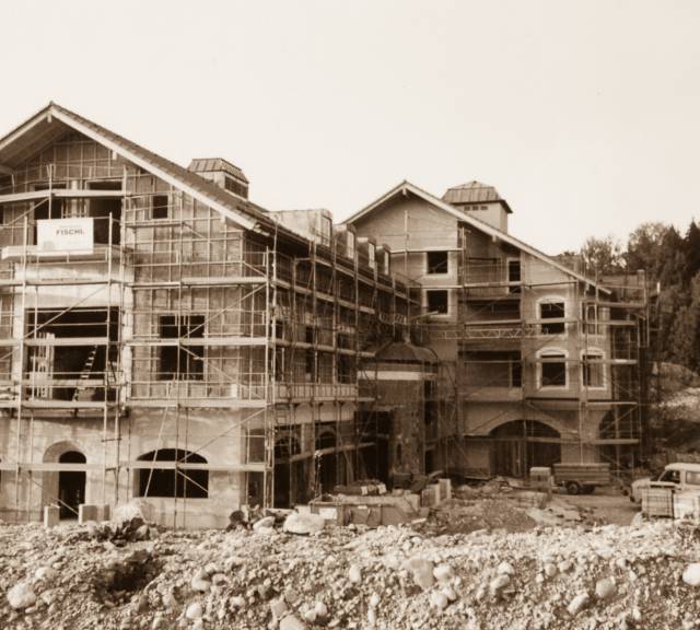 Außenansicht Rohbau Hotel Bayerischer Hof