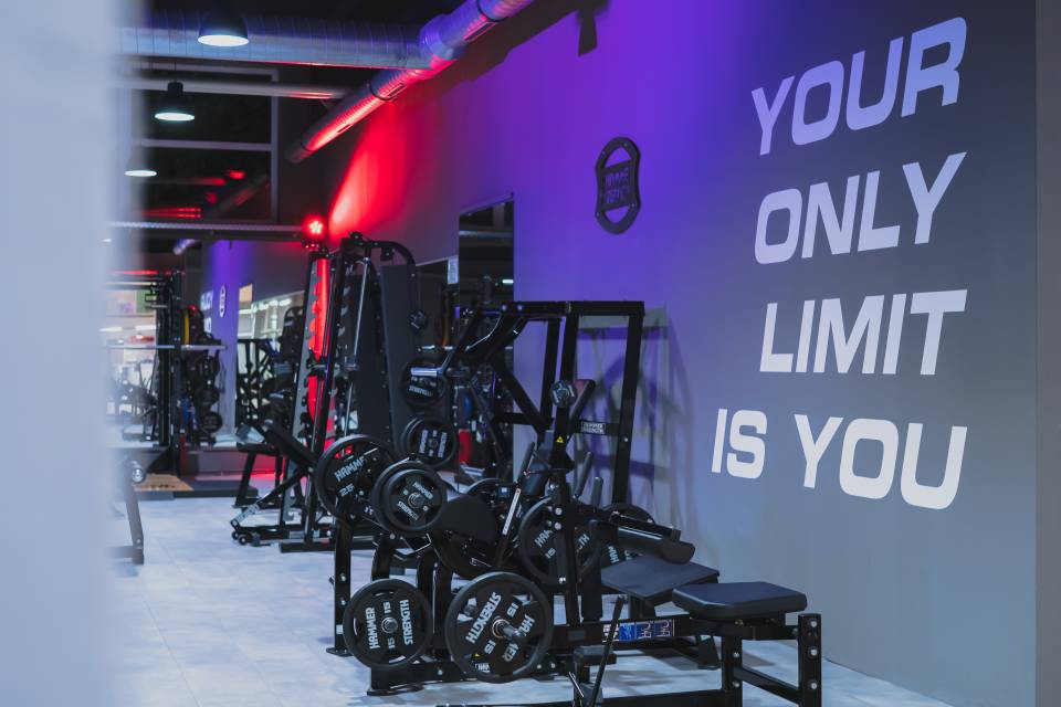 Interior view of the gym