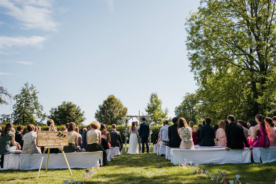 Freie Trauung Eventscheune Wallenburg